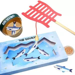 빙어 겨울축제 유아만들기용품 안녕미술아 겨울만들기 4인용