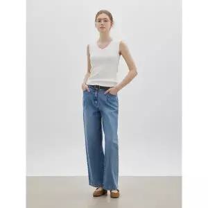 갤러리아 [CC콜렉트]핀턱 배기 데님 팬츠(C261PSA401)