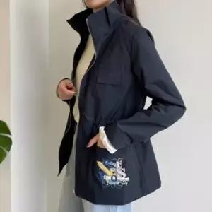 [다잇템] 여성용 야상 혼합 면나일론 빅사이즈 클래식 재킷