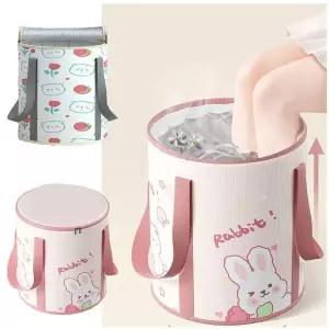 접이식 족욕기 보온 발목욕통 족탕기 휴대용 덥개 무