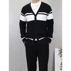 [세컨에디션]남자 봄가을 단가라 니트 가디건_P420002784