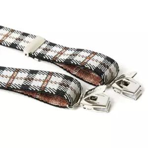 체크무늬 남자 서스펜더 레트로 패션 코디 어깨 멜빵 남성서스펜더 멜빵끈