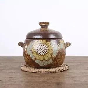 보관통 도자기 해바라기 쌀보관통 잡곡보관통 3~4kg 살통