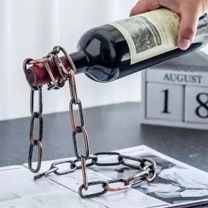 와이어 골드블랙 렉 1병 매직체인 로프 거치대 홀더