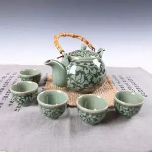 [콩심팥심]일본술 다기세트 그림 주기세트 선물용 술병 인생술잔