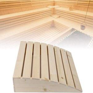 목재 머리 받침 베개 지지대 사우나 용품 스팀 룸 액세서리