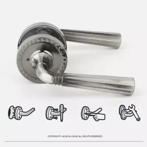 방문 욕실 엔틱 감성 목문용 방문손잡이 셀프시공 문고리교체