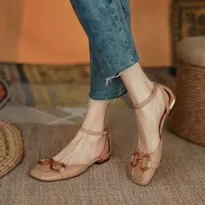 여성샌들 661 플랫샌들 여성 여름 슬링백 스트랩