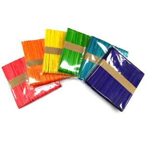 [대성문구] 하드스틱칼라-(대)50개입/854575/하드막대 하드바 아이스크림막대