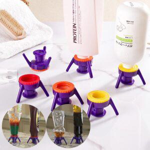 샴푸/케찹/화장품 디스펜서 거꾸로 구두쇠 뚜껑캡6p