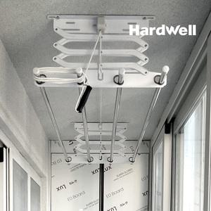 하드웰 스텐 천장 베란다 빨래건조대 설치 국내 자체 생산