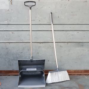 참조은 자동쓰레받이 빗자루 세트