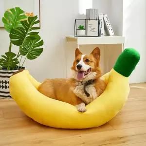 딩동펫 애견 강아지노즈워크방석 바나나방석