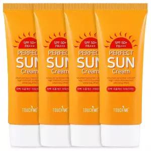 터치미 퍼펙트 썬크림 SPF50+ 60mlX4개 선크림