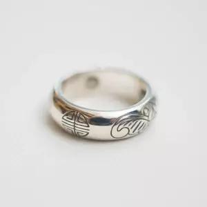 실버925 나비문 게르마늄 은 가락지