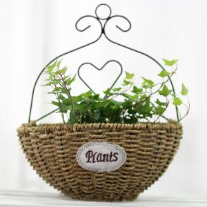 라탄 벽걸이 화분/벽걸이 화분/인테리어소품