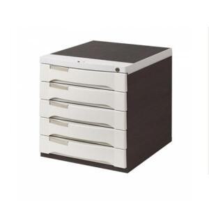 [오피스넥스]우드맥스 플러스5단서류함(월넛 301X368X338mm)