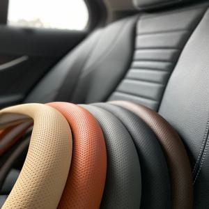 포터2 더블캡 자동차 원형 가죽핸들커버