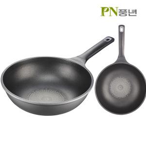 PN풍년 샤르텐 다이아몬드 메탈 궁중팬 28cm 튀김팬 웍