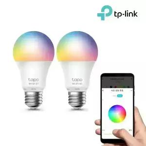 Tapo L530E(2팩) 스마트 멀티 컬러 전구 LED 조명 IoT 구글홈 절전