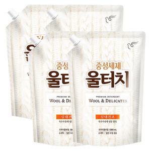 피죤 울터치 중성세제 겸용 리필 1.3L 4개