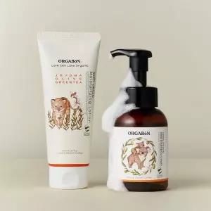 [보리보리/오가본]유기농 촉촉 아기세트 (수분로션+샴푸앤바쓰)