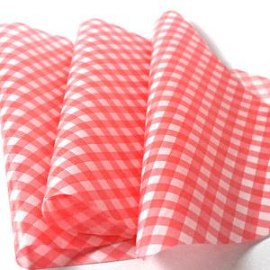 유산지 레드체크 25x35(500매)