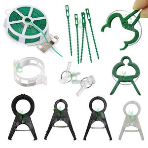 결속 고정자재 모음전 오이 호박 고추 포도 유인 투명 집게 접목클립 케이블 식물타이