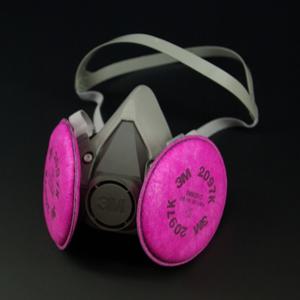 3M 정품인증 방진마스크 6200면체+2097K필터 1세트 용접마스크 도장 신나냄새 제거