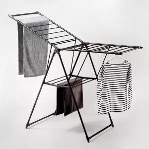 [너만아는잡화점]락앤락 튼튼한 빨래건조대 블랙 ETM554