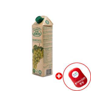 돈시몬 생과일 100% 착즙 백포도주스 1리터 6개 +종이비누50P