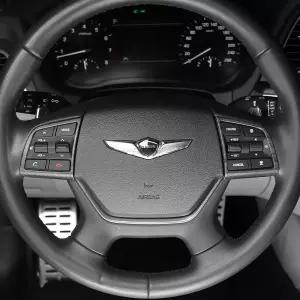 제네시스 G80 DH 핸들 리모컨 커버 튜닝 카본 몰딩