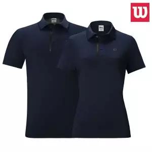 [하프클럽/윌슨]7213 7214 네이비 단체복 반팔 카라티셔츠