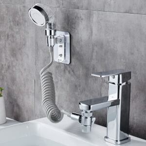 세면대수도꼭지장착호스 수전연결욕실변기청소 연장보조샤워기세트