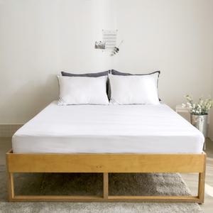 더자리 에코항균 홑겹 매트리스커버, S, 밀키화이트