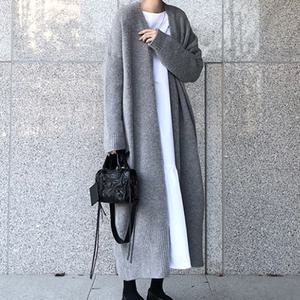 롱니트가디건 오버핏 긴 여성 간절기 가을 겨울 루즈핏 봄아우터 검정 블랙 그레이 예쁜카디건