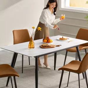 윌데코 프리미엄 세라믹 식탁세트 4인용 (의자 포함) 대리석 식탁 모던 인테리어 식탁세트