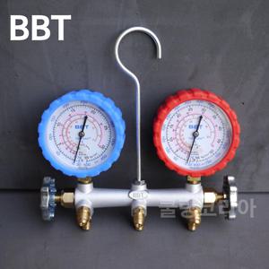 BBT 매니폴드게이지 410용 신형 냉동게이지 에어컨가스주입
