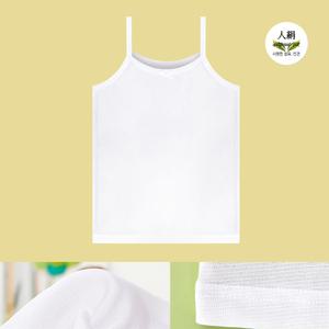 아이스쿨링링 인견 여아 끈나시 런닝 T100833 아동 키즈 쾌적섬유 보들보들 1매