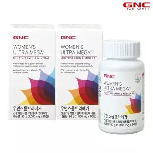[GNC] 우먼스울트라메가 멀티비타민 앤 미네랄(90정) 45일분x2병_50766x2