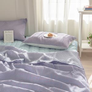 아르페지오베이직 틴즈 블루 시어서커 여름 홑이불, Q, 180X205