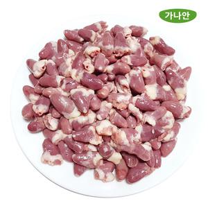가나안식품 닭염통 1kg 꼬치구이 닭내장 닭똥집