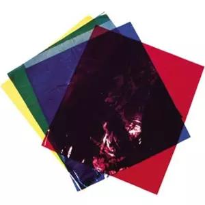 프린스 셀로판지 교재용 5색상x50봉 투명/빨강/파랑/노랑/초록 (22.5x25cm) 미술용품 준비물 학습 필름