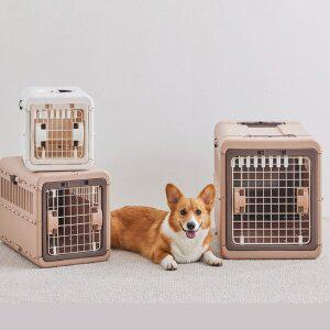 [리첼]릿첼 강아지 이동가방 애견 접이식 켄넬 이동장 케이지 캐리어 M