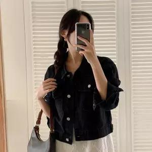 [코코블랑] 빅포켓 빈티지 워싱 데님자켓