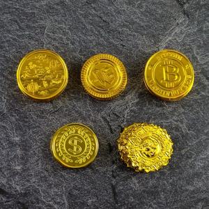 가짜 금화 모형 보물 촬영소품 골드코인 주화 100개