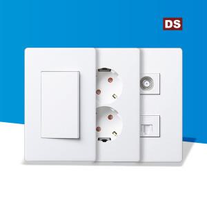 디에스이엘씨 D2 화이트 스위치 콘센트 1구 2구 3구 4구 동서 DOSEL 커버
