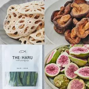 [오리지널픽_더하루]건강한 간식 동결건조 야채칩 과일칩 한봉+한봉더 연근 은행 비트 도라지 무화과 딸기 복숭아