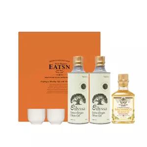 [롯데백화점]잇츠앤 [잇츠앤] 더블 오일리사L 올리브오일 PGM 화이트 발사믹식초 3종 잔 선물세트