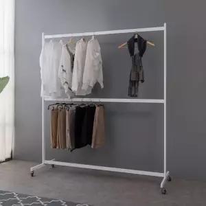 데이먼 1500 철제 2단 행거 착불